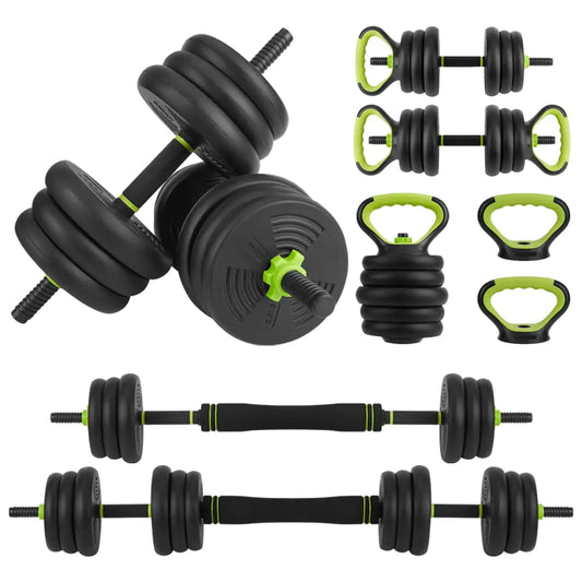 Hipicute Adjustable Dumbbell Set 4 In 1 Adjustable Dumbbell Weights 44/66/88 Lbs Free Weight Set With Connector Used As Barbell Kettle bells Push Up Stand Round Head